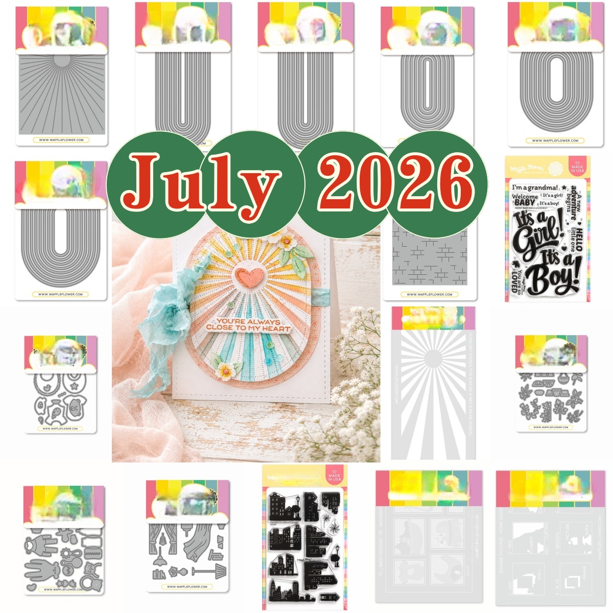 Baby Clothing Bag - Julio 2026: Troqueles de corte de