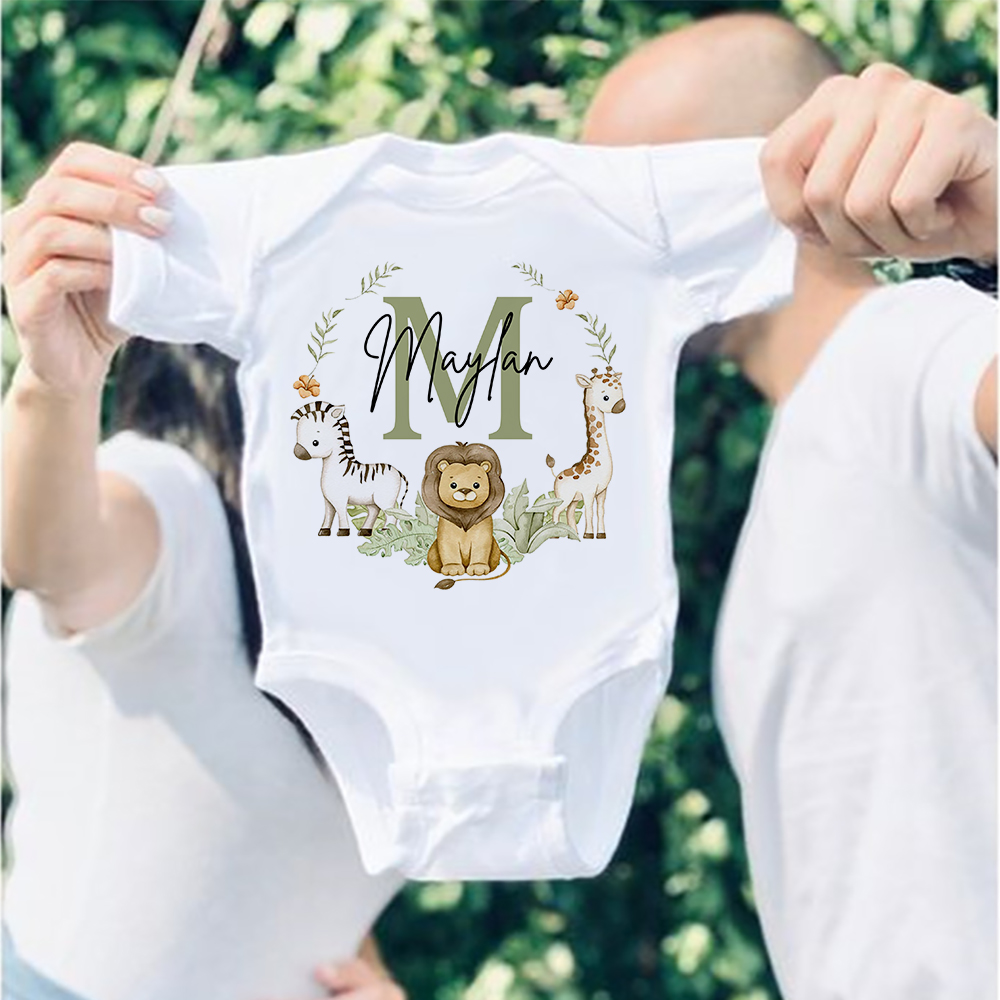 Baby Clothing Names - Mono personalizado para bebé con nombre