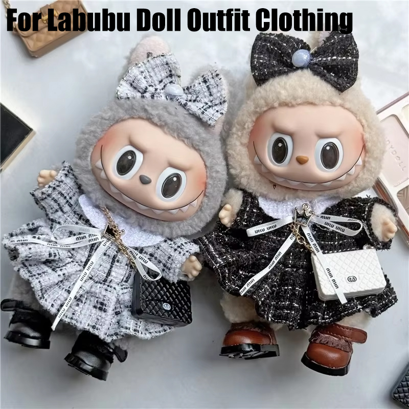 Baby Clothing Bag - Falda Adorable para muñeca Labubu de