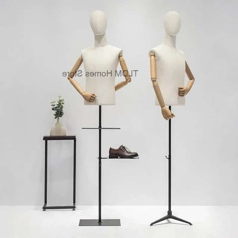 Baby Clothing Display Stand - Maniquí Masculino de Medio Cuerpo, Maniquíes