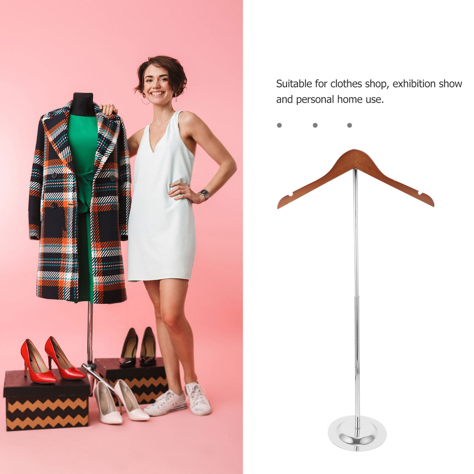 Exhibidor de Ropa en Forma de  - Baby Clothing Display Stand reseña y precio