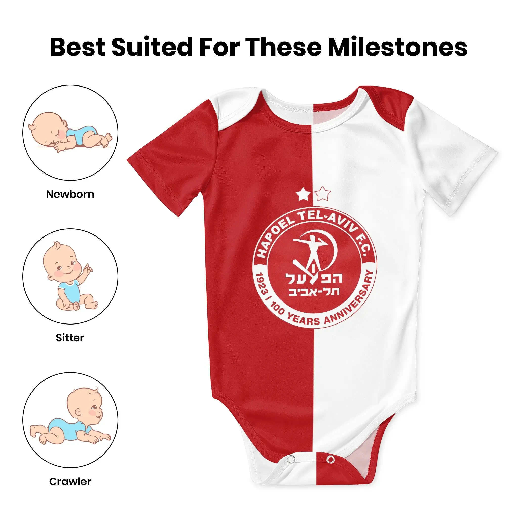 Hapoel Tel Aviv Body para bebé - Baby Clothing Brand reseña y precio