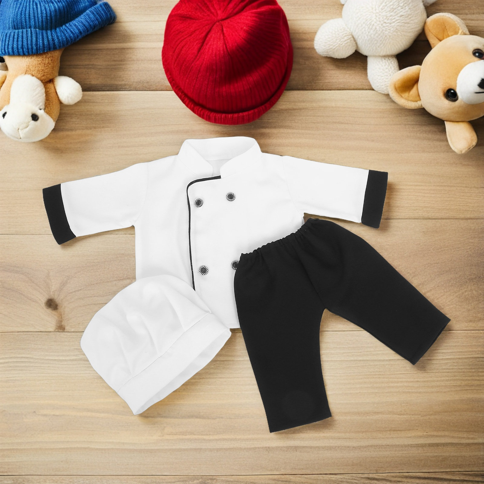 1 Conjunto de Disfraz de Chef  - Baby Clothing Designer reseña y precio