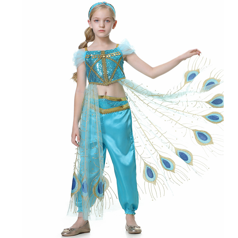 Vestido de princesa Jasmine pa - Baby Q Clothing reseña y precio