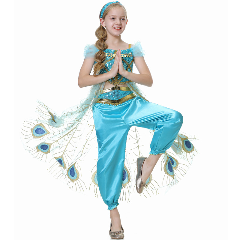 Vestido de princesa Jasmine pa - Baby Q Clothing reseña y precio