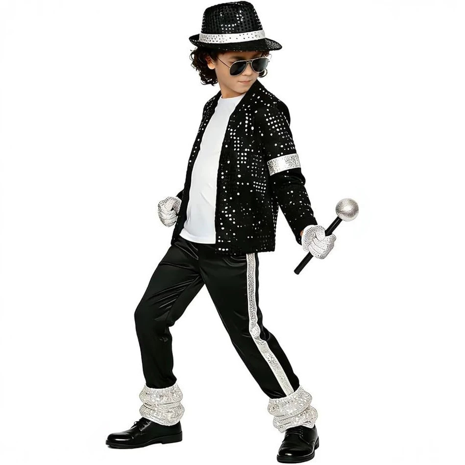Disfraz de Michael Jackson par - Baby Q Clothing reseña y precio