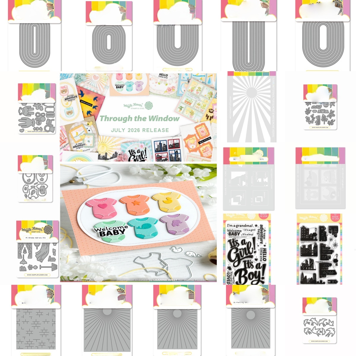 Julio 2026 Troqueles de corte  - Baby Clothing Bag reseña y precio
