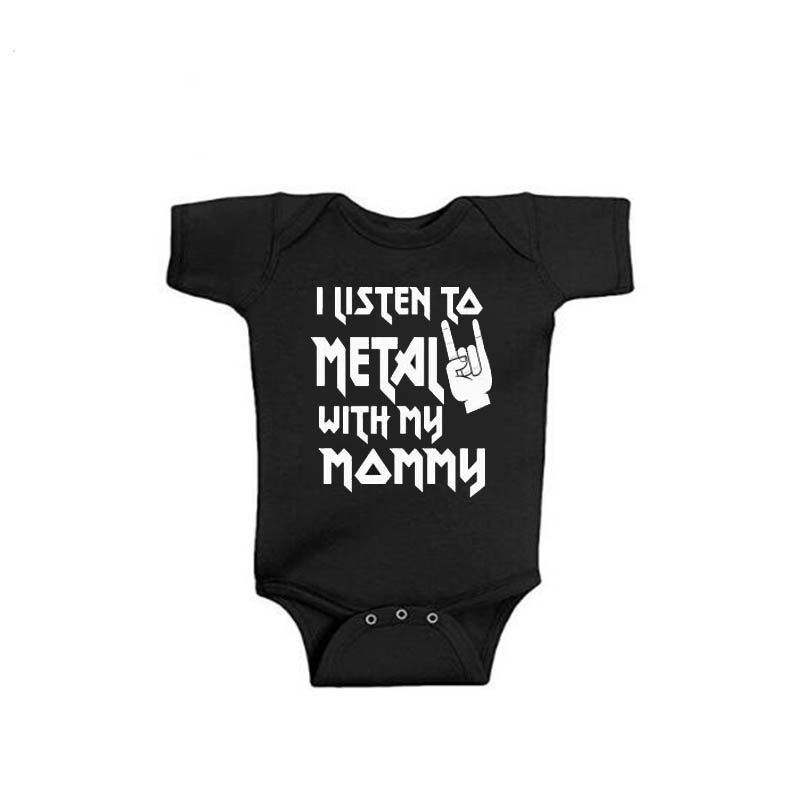 I Listen to Metal with My Dadd - Baby Clothing Brand reseña y precio