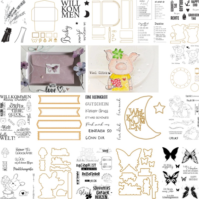 Sellos y troqueles de maleta d - Baby Clothing Bag reseña y precio