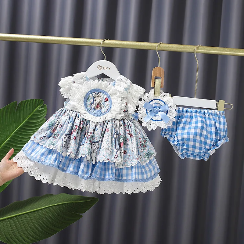 Vestido de encaje con pantalon - Baby Clothing Easter reseña y precio