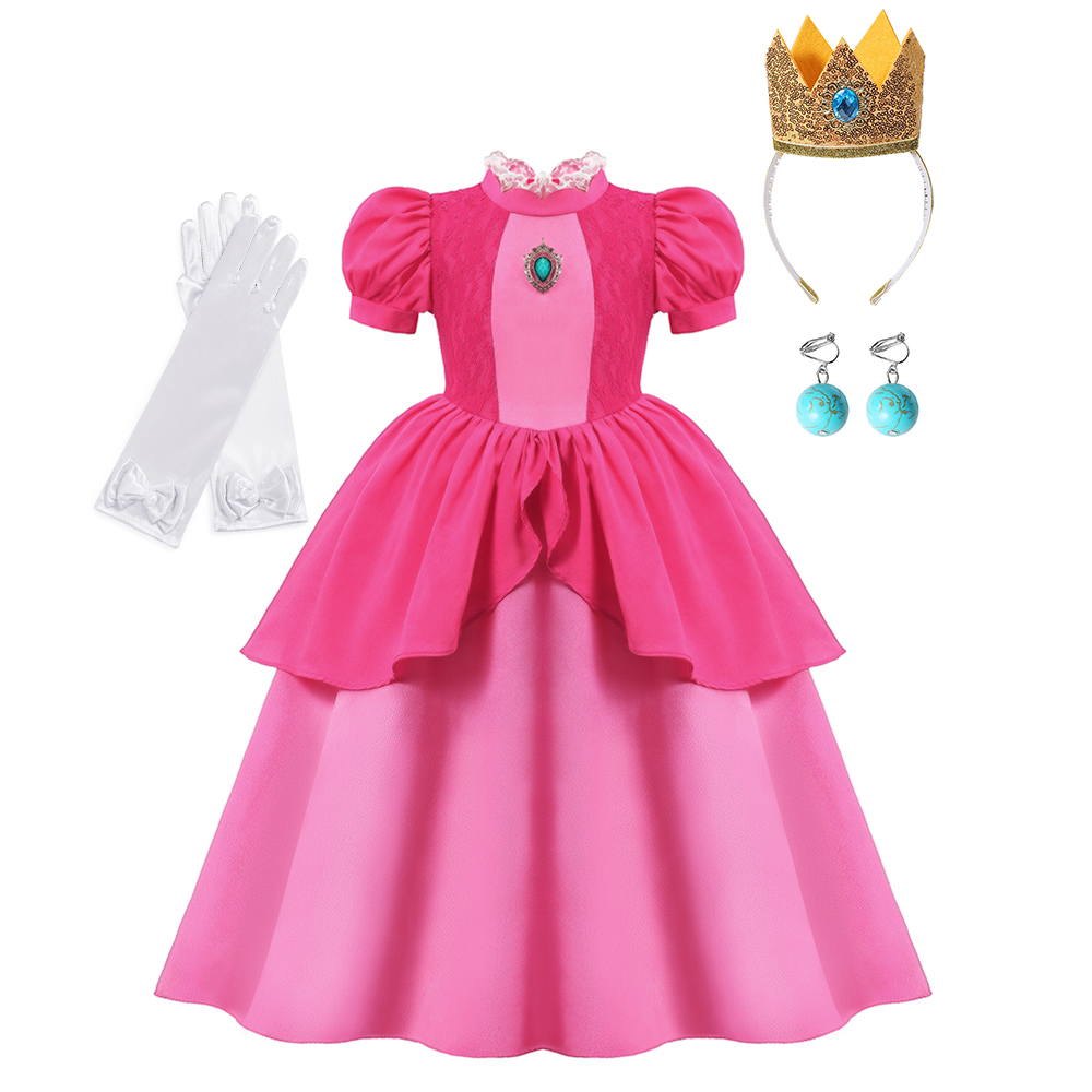 Vestido de Cosplay de melocotó - Baby Clothing Size reseña y precio