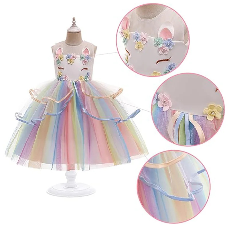 Vestido de princesa unicornio  - Baby Clothing Size reseña y precio
