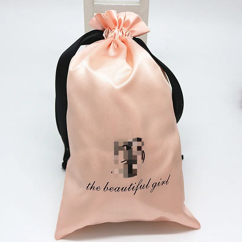 Bolsa de satén de seda rosa pa - Baby Clothing Bag reseña y precio