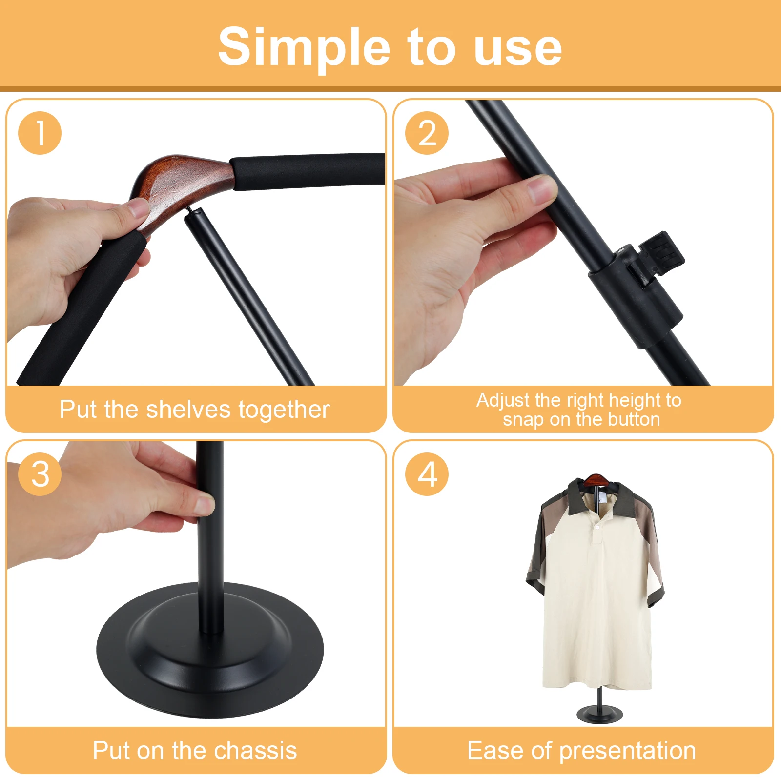 Soporte de exhibición de camis - Baby Clothing Display Stand reseña y precio