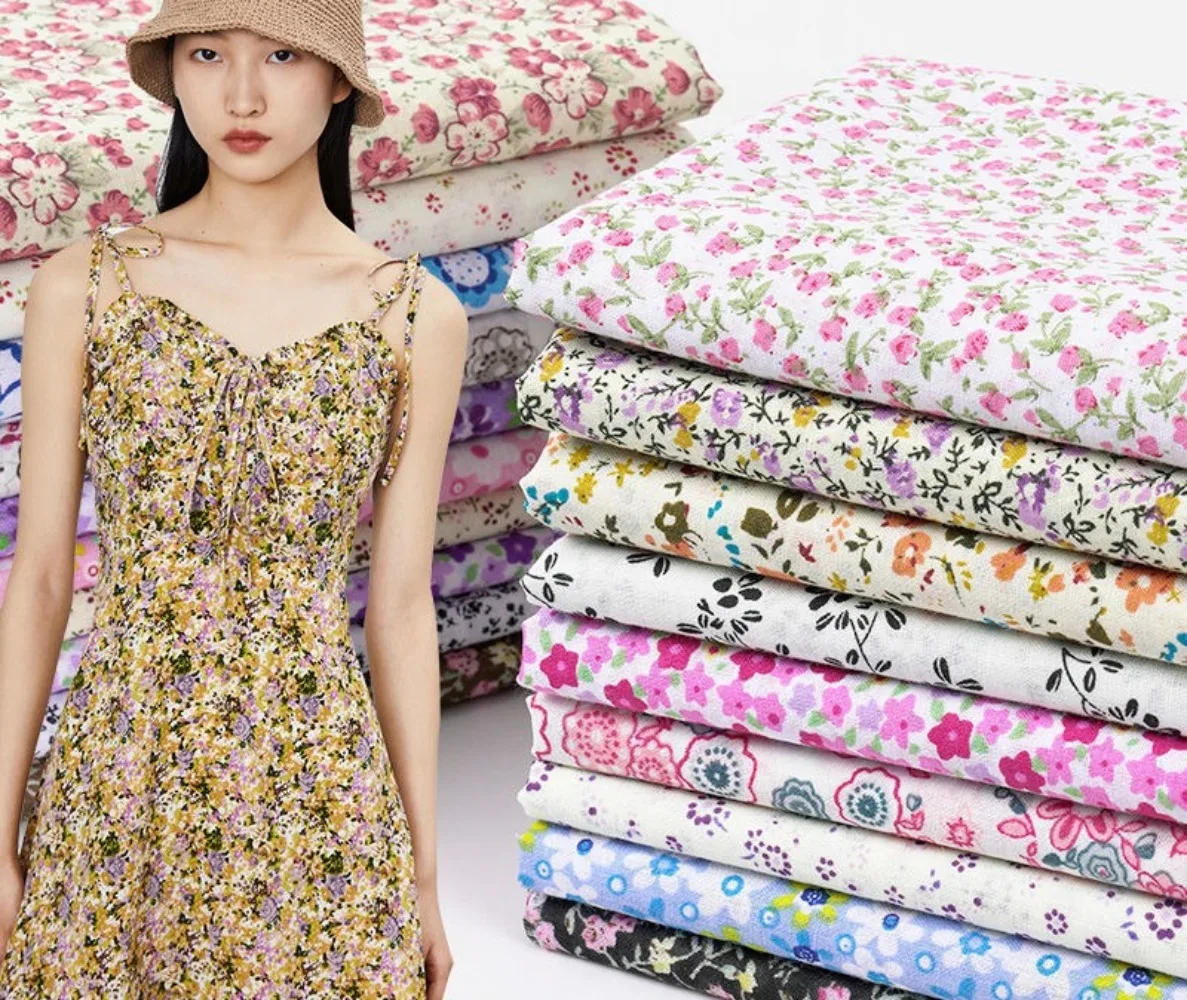 Tela de algodón Floral pequeña - Baby Clothing Country reseña y precio