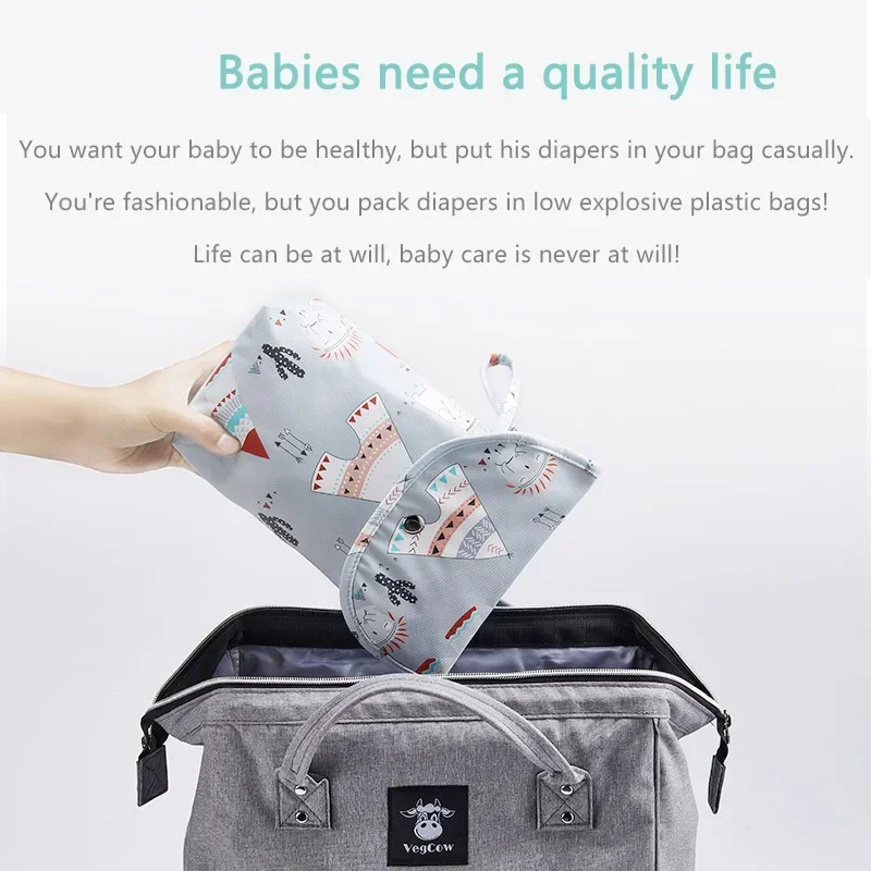Bolsa organizadora de pañales  - Baby Clothing Bag reseña y precio