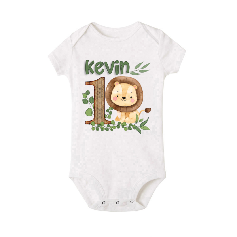 Animal de Safari personalizado - Baby Clothing Names reseña y precio
